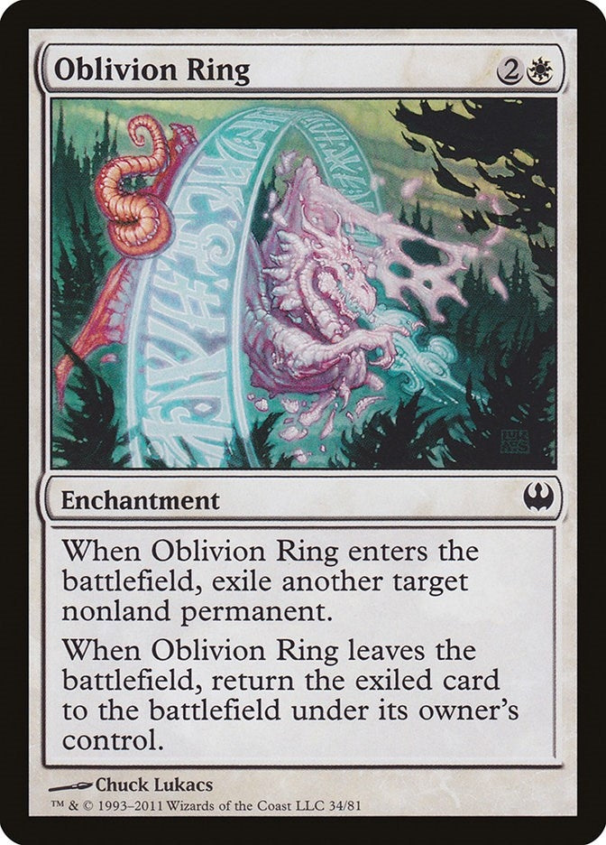 Image for Oblivion Ring (34) [Duel Decks: Knights vs. Dragons]