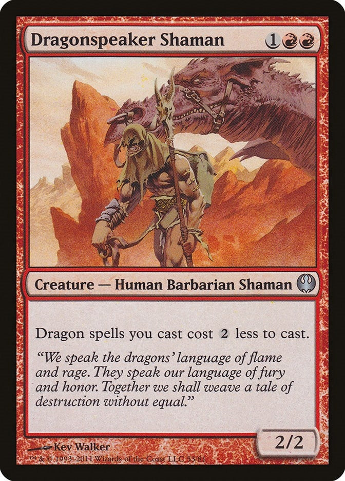 Image for Dragonspeaker Shaman (53) [Duel Decks: Knights vs. Dragons]