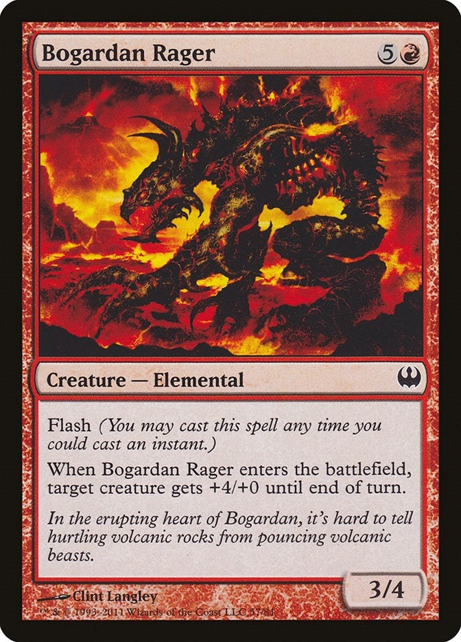 Image for Bogardan Rager (57) [Duel Decks: Knights vs. Dragons]