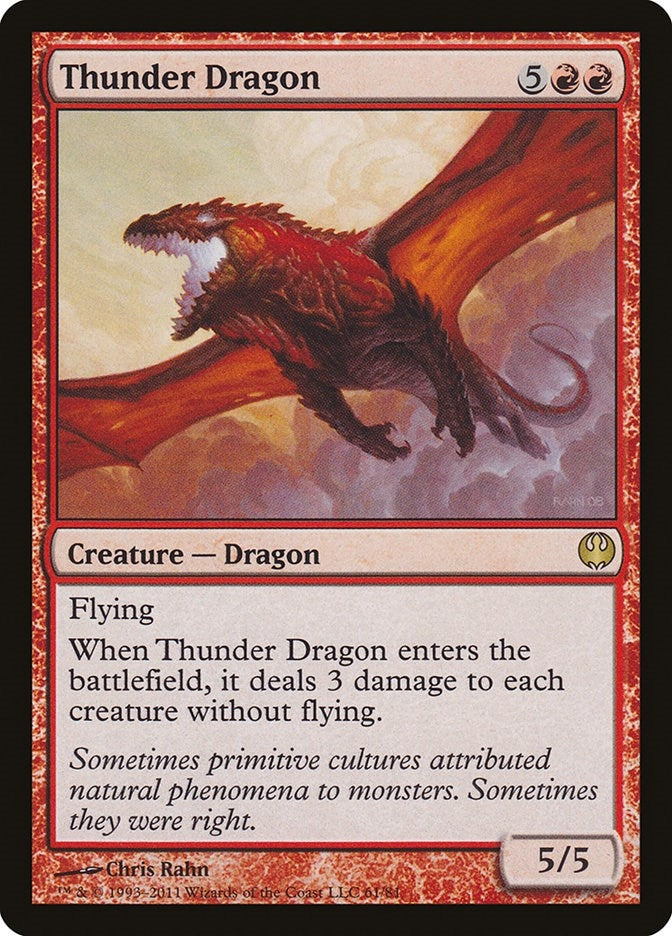 Image for Thunder Dragon (61) [Duel Decks: Knights vs. Dragons]