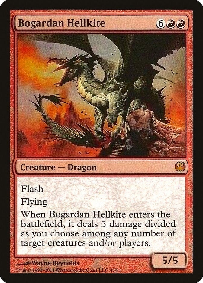 Image for Bogardan Hellkite (47) [Duel Decks: Knights vs. Dragons]