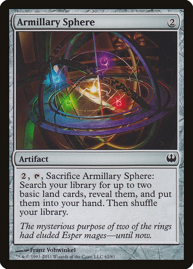 Image for Armillary Sphere (62) [Duel Decks: Knights vs. Dragons]