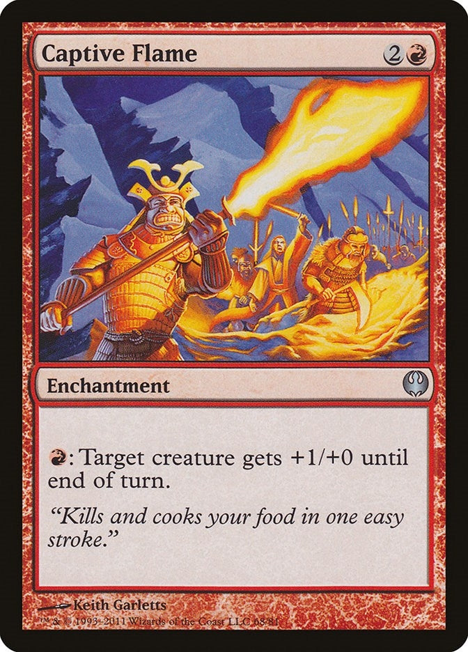 Image for Captive Flame (68) [Duel Decks: Knights vs. Dragons]