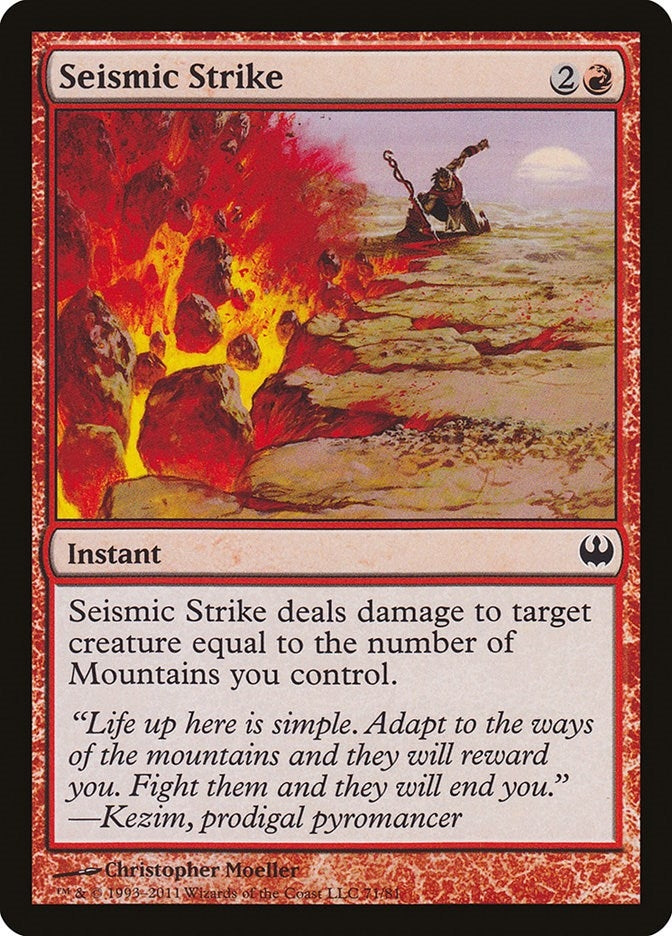 Image for Seismic Strike (71) [Duel Decks: Knights vs. Dragons]