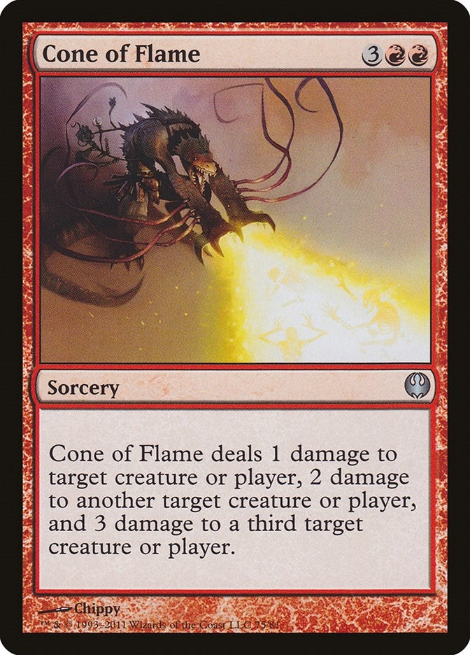 Image for Cone of Flame (75) [Duel Decks: Knights vs. Dragons]
