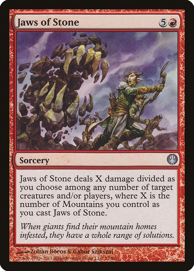 Image for Jaws of Stone (77) [Duel Decks: Knights vs. Dragons]