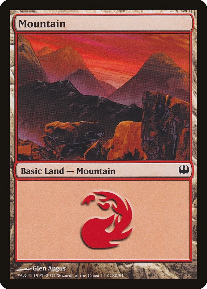 Image for Mountain (80) (80) [Duel Decks: Knights vs. Dragons]