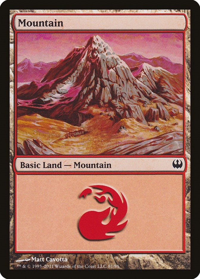 Image for Mountain (81) (81) [Duel Decks: Knights vs. Dragons]