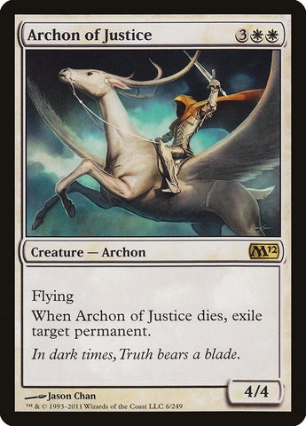 Image for Archon of Justice (6) [Magic 2012 (M12)]