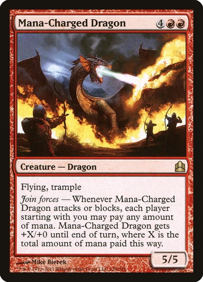 Image for Mana-Charged Dragon (129) [Commander]