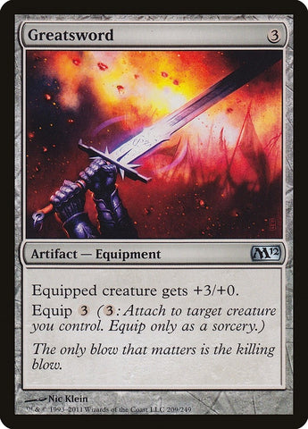 Image for Greatsword (209) [Magic 2012 (M12)]