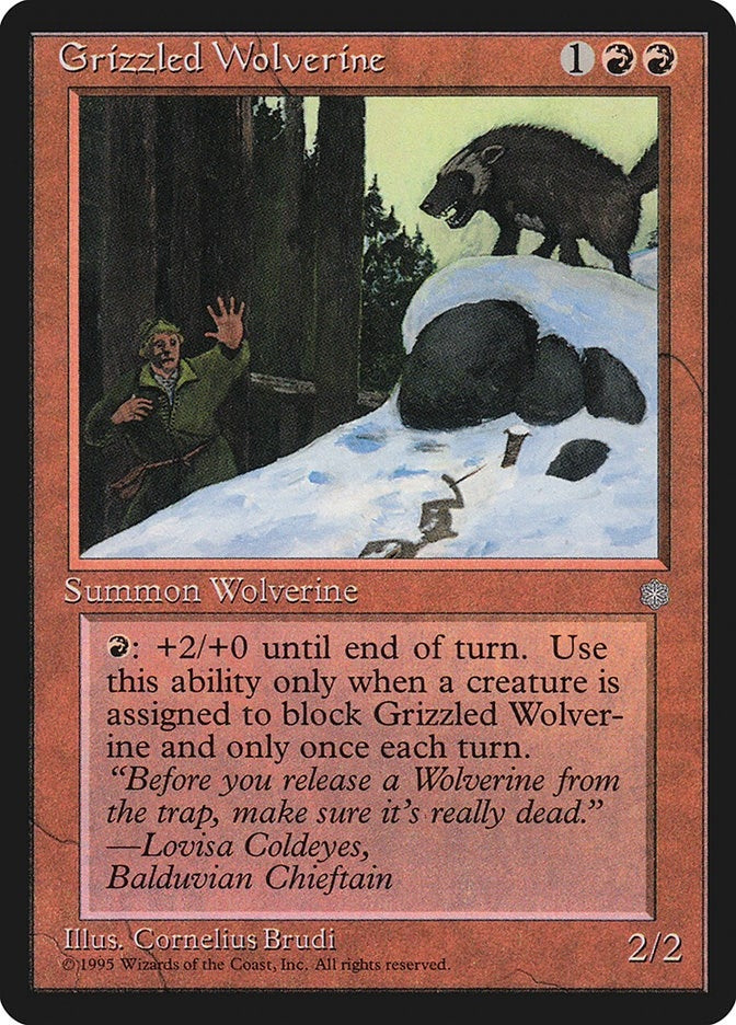 Image for Grizzled Wolverine [Ice Age]
