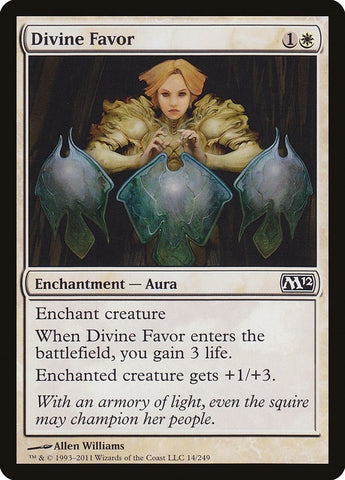 Image for Divine Favor (14) [Magic 2012 (M12)]