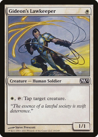 Image for Gideon's Lawkeeper (18) [Magic 2012 (M12)]