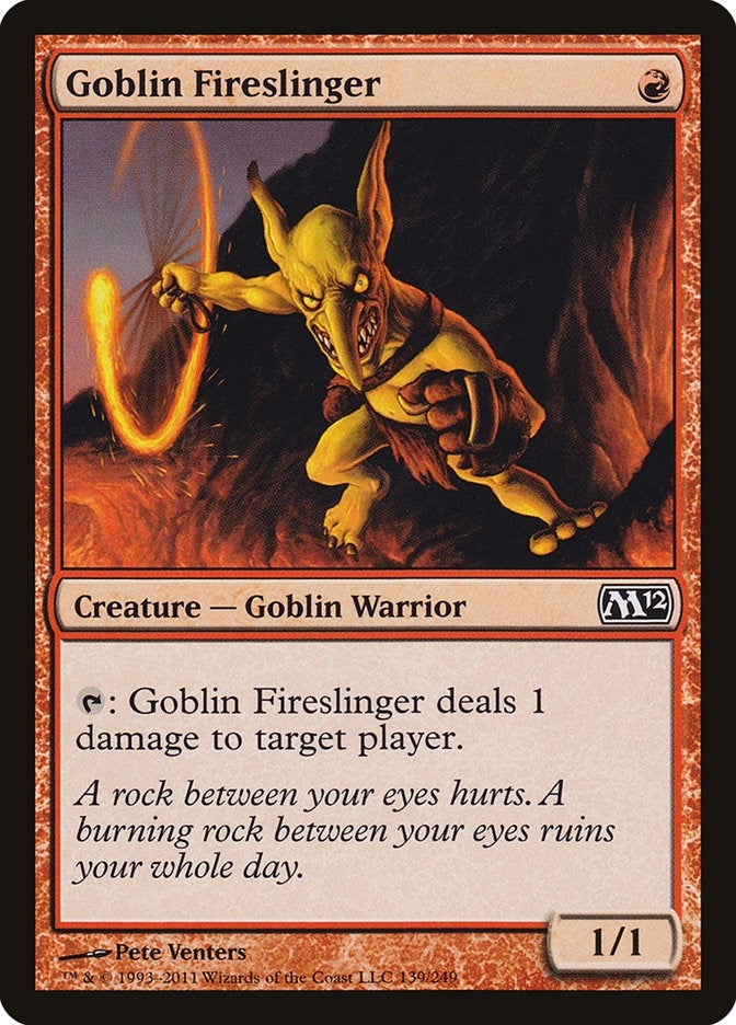 Image for Goblin Fireslinger (139) [Magic 2012 (M12)]