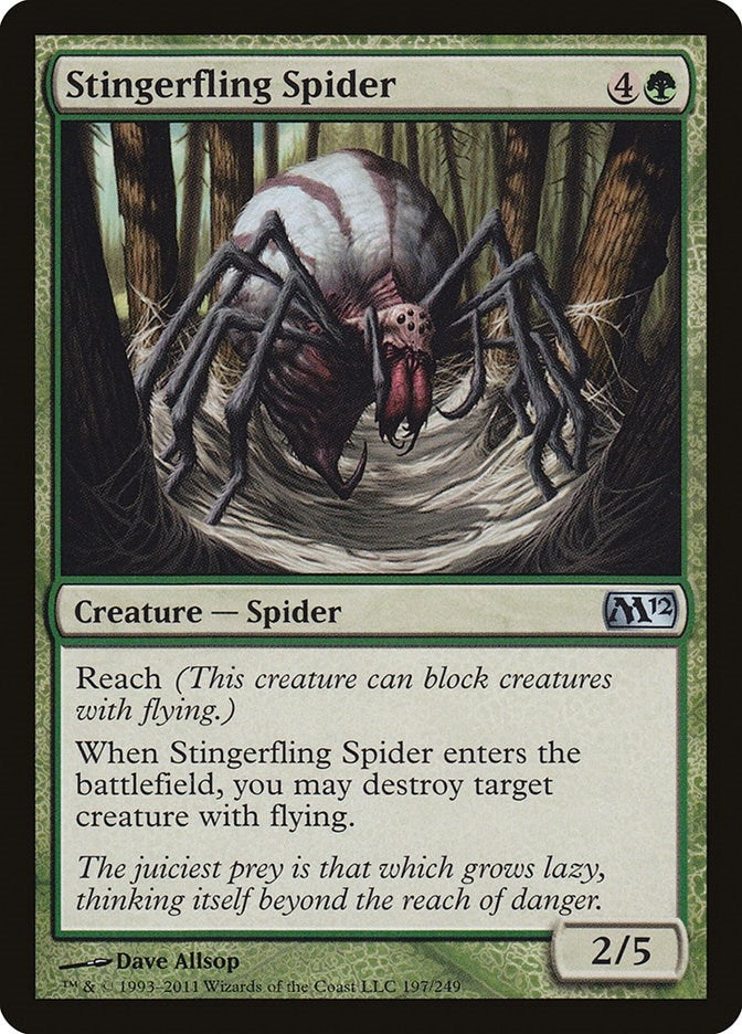 Image for Stingerfling Spider (197) [Magic 2012 (M12)]