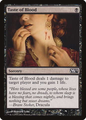 Image for Taste of Blood (113) - Magic: The Gathering