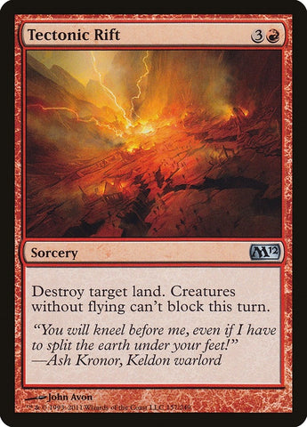 Image for Tectonic Rift (157) [Magic 2012 (M12)]