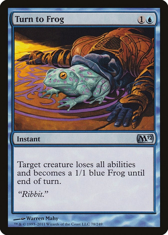 Image for Turn to Frog (78) [Magic 2012 (M12)]