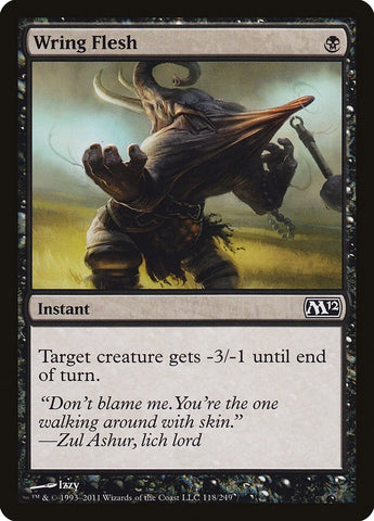 Image for Wring Flesh (118) - Magic: The Gathering