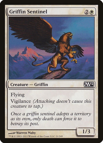 Image for Griffin Sentinel (21) [Magic 2012 (M12)]