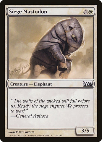 Image for Siege Mastodon (34) - Magic: The Gathering