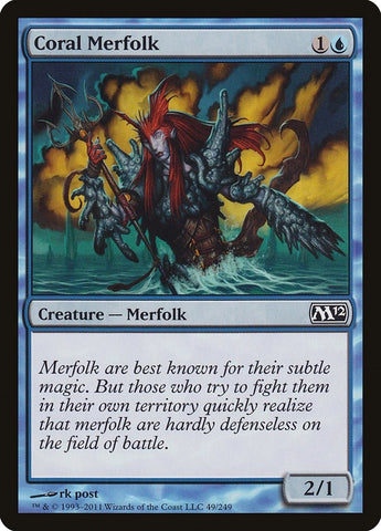 Image for Coral Merfolk (49) [Magic 2012 (M12)]