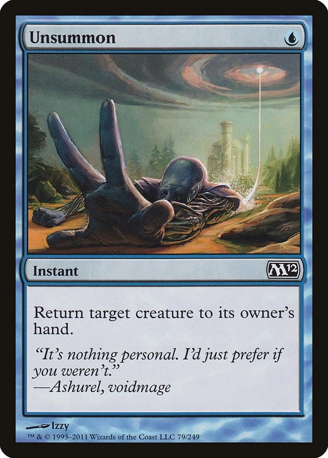 Image for Unsummon (79) [Magic 2012 (M12)]