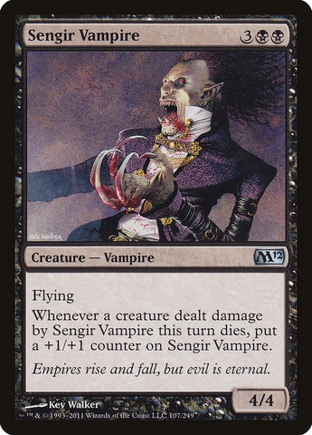 Image for Sengir Vampire (107) [Magic 2012 (M12)]