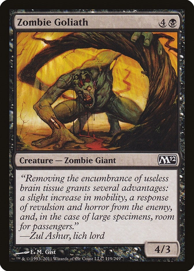 Image for Zombie Goliath (119) [Magic 2012 (M12)]