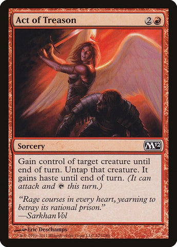 Image for Act of Treason (121) [Magic 2012 (M12)]