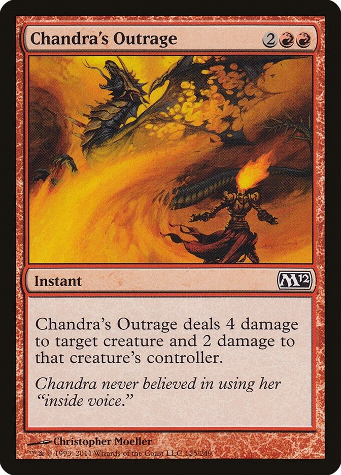Image for Chandra's Outrage (125) [Magic 2012 (M12)]