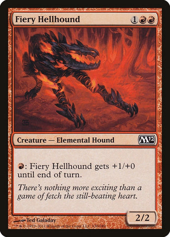 Image for Fiery Hellhound (130) [Magic 2012 (M12)]