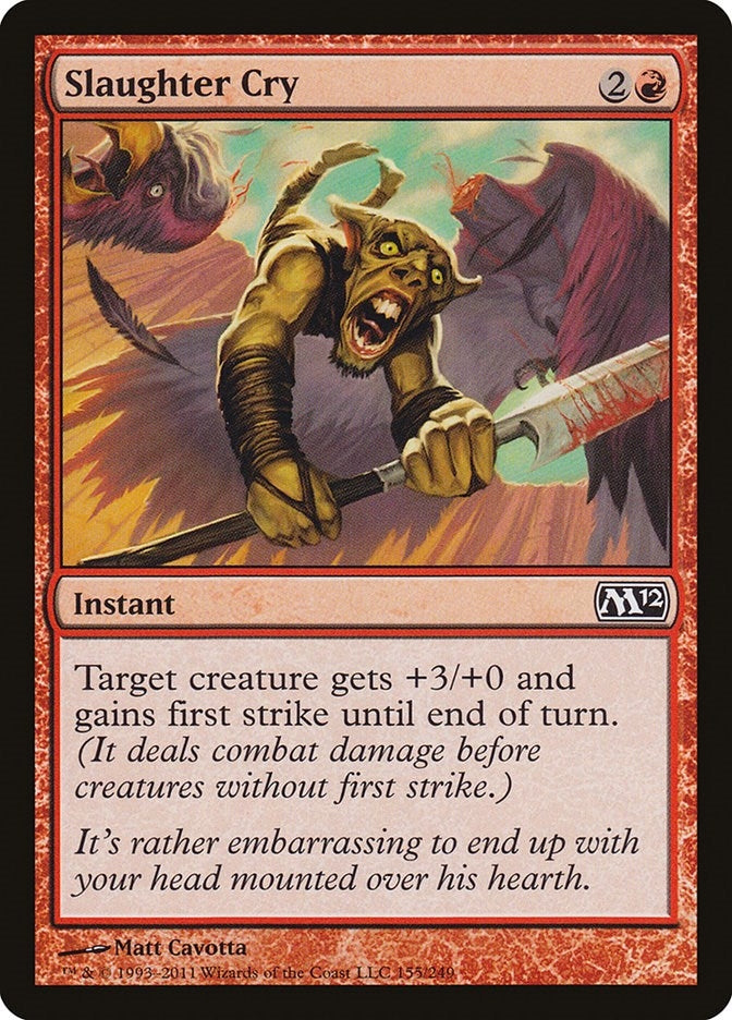 Image for Slaughter Cry (155) - Magic: The Gathering