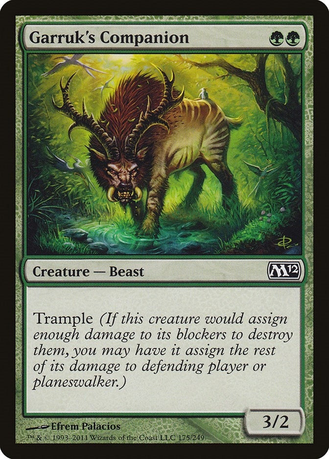 Image for Garruk's Companion (175) [Magic 2012 (M12)]