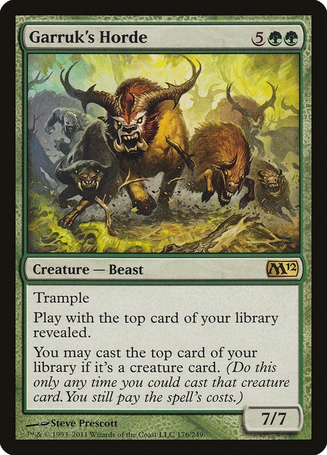 Image for Garruk's Horde (176) [Magic 2012 (M12)]