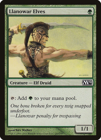 Image for Llanowar Elves (182) [Magic 2012 (M12)]