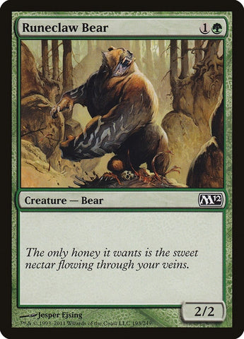 Image for Runeclaw Bear (193) [Magic 2012 (M12)]