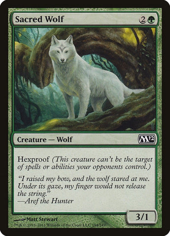 Image for Sacred Wolf (194) [Magic 2012 (M12)]