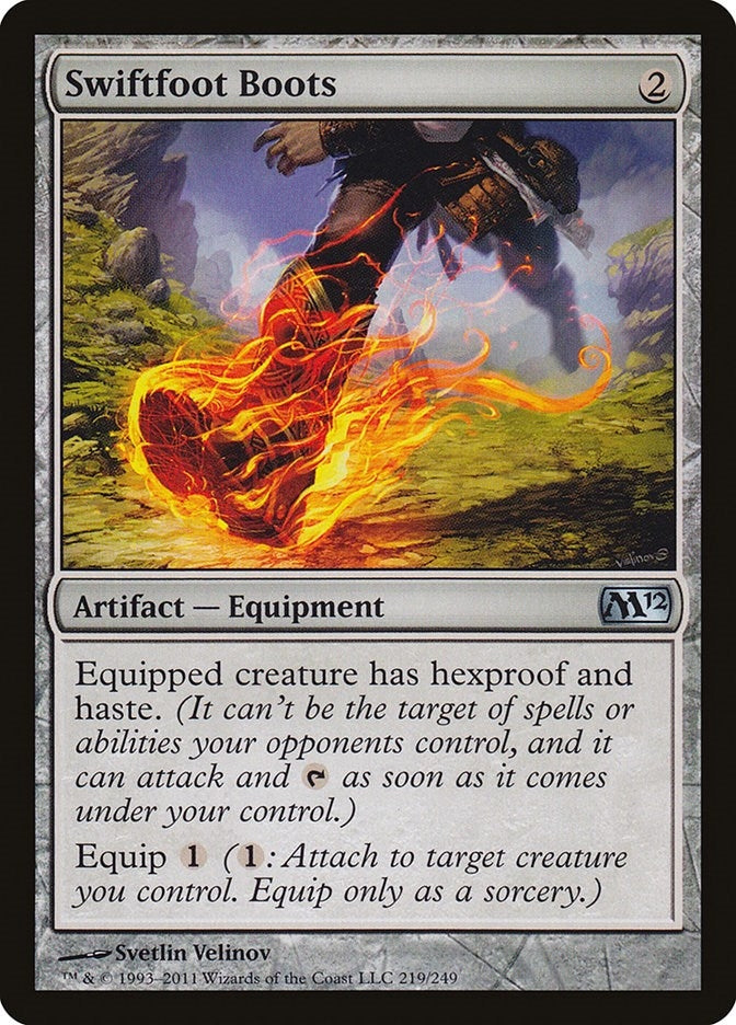 Image for Swiftfoot Boots (219) - Magic: The Gathering