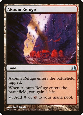 Image for Akoum Refuge (264) [Commander]