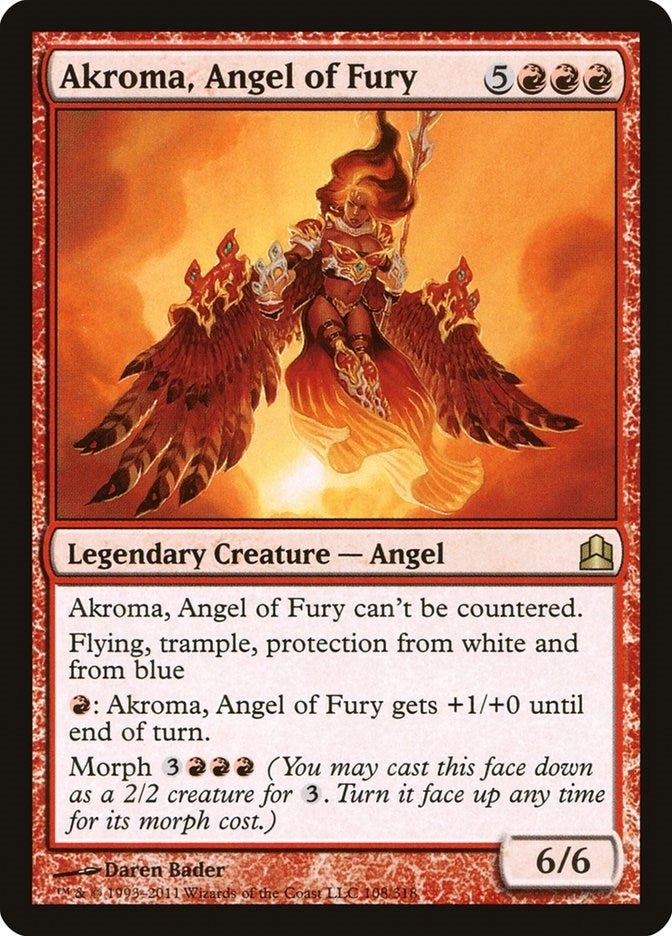 Image for Akroma, Angel of Fury (108) [Commander]