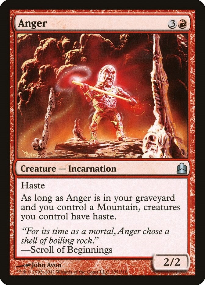 Image for Anger (109) [Commander]