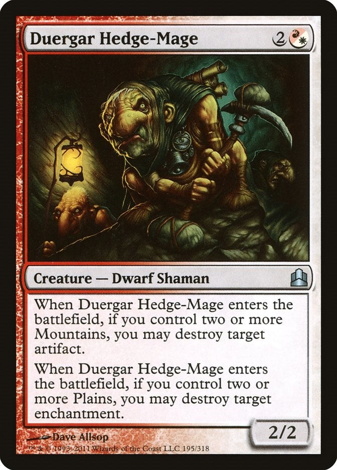 Image for Duergar Hedge-Mage (195) [Commander]