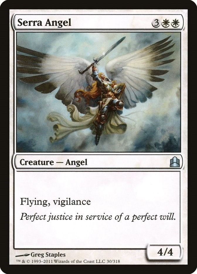 Image for Serra Angel (30) - Magic: The Gathering