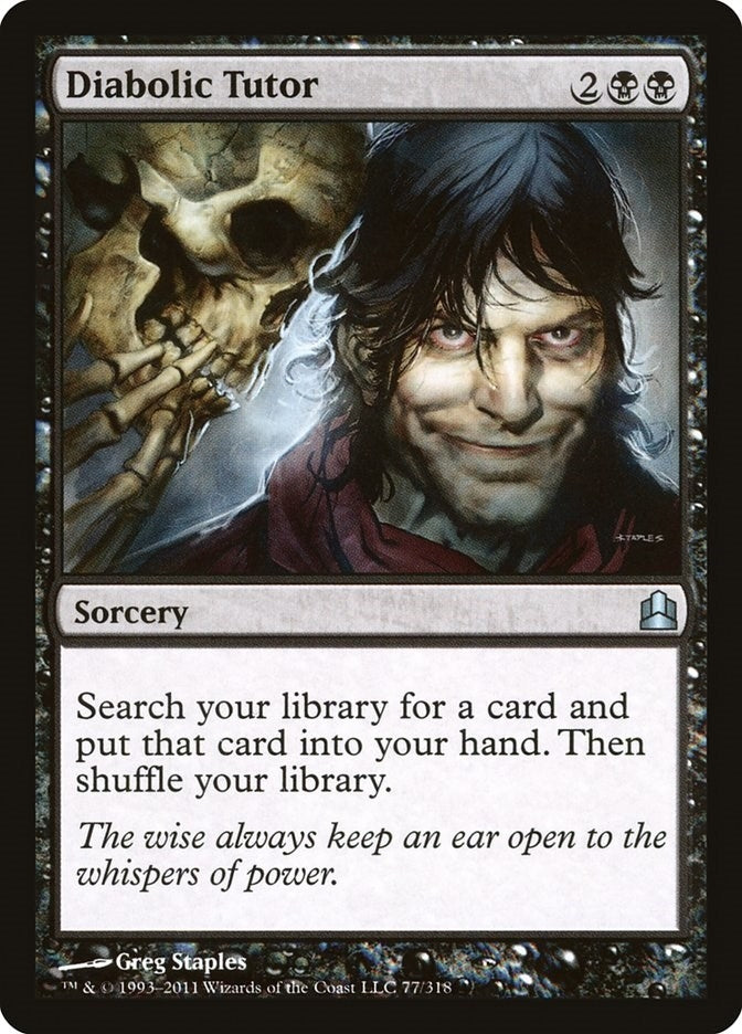 Image for Diabolic Tutor (77) [Commander]