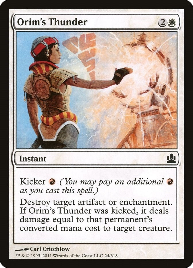 Image for Orim's Thunder (24) [Commander]