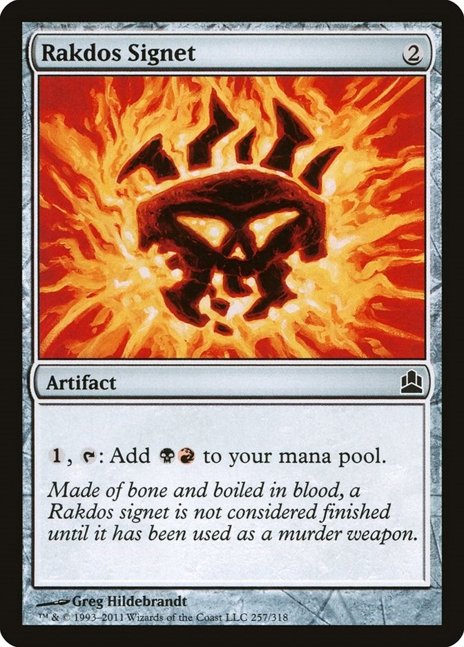 Image for Rakdos Signet (257) [Commander]