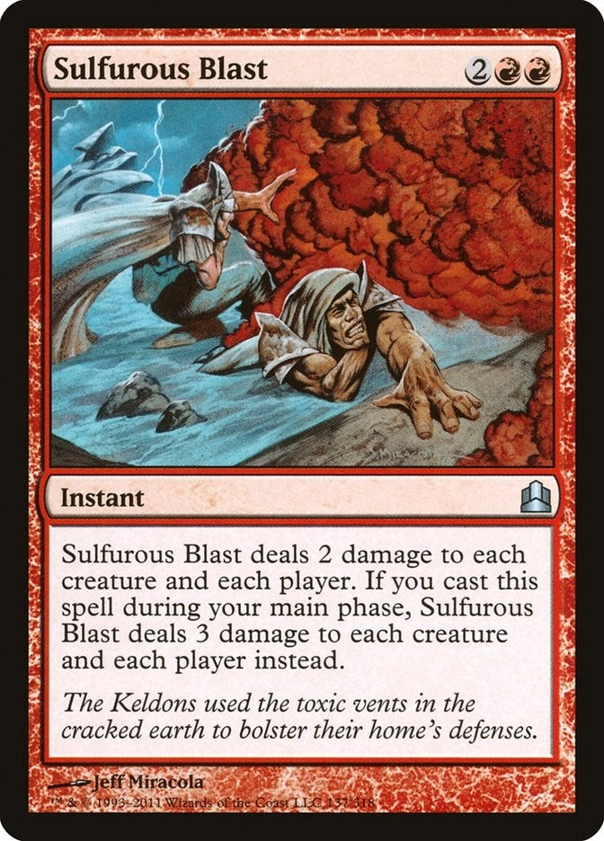 Image for Sulfurous Blast (137) - Magic: The Gathering