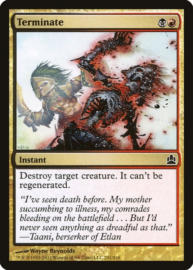 Image for Terminate (231) [Commander]